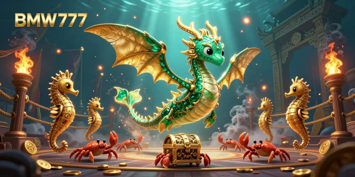 Experience thrilling gameplay with BMW777, featuring magical sea creatures and dynamic betting elements.