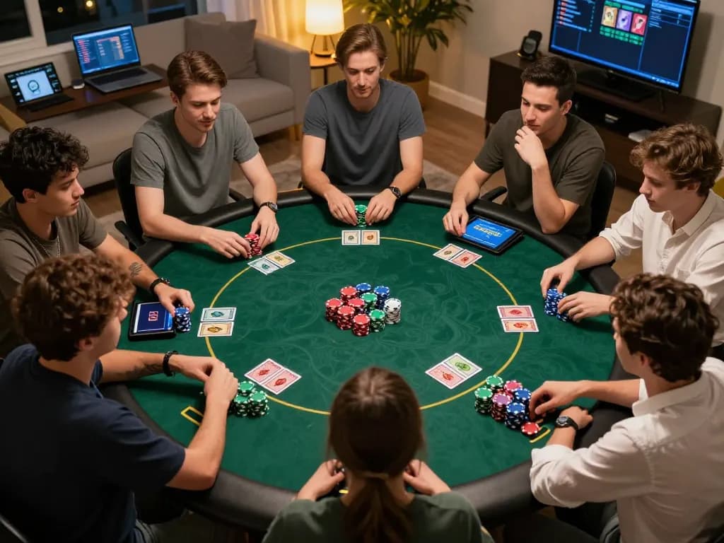 Engaging online poker game with players in competitive setup using c168 strategies for better gameplay.
