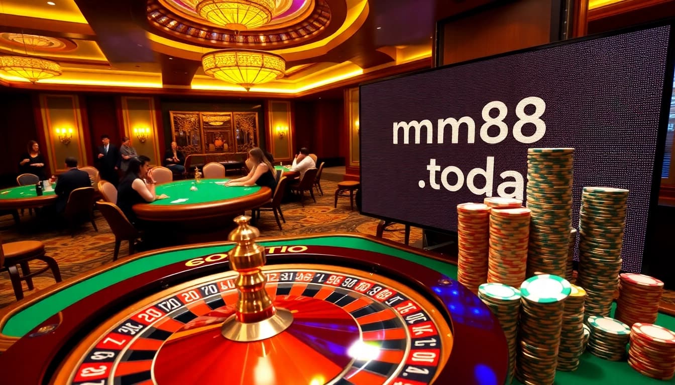 Experience the thrill of winning at the luxurious casino atmosphere presented by https://mm88.today/ with poker and roulette.