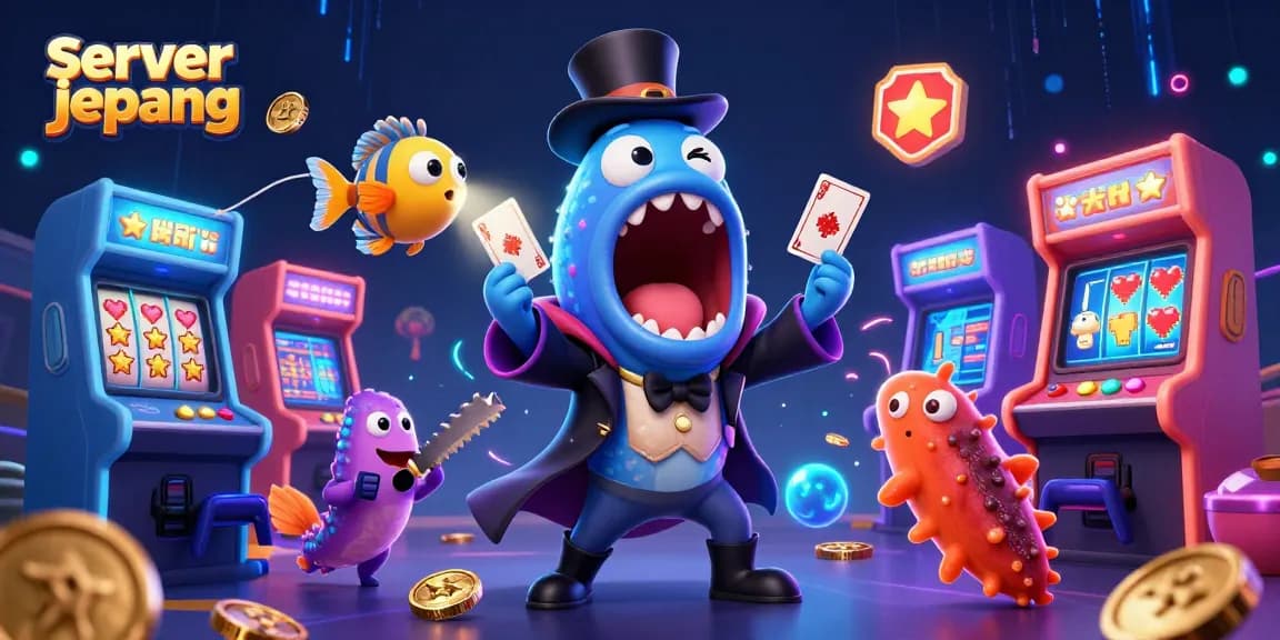 Engage in exciting gameplay at server jepang with vibrant casino elements and magic.