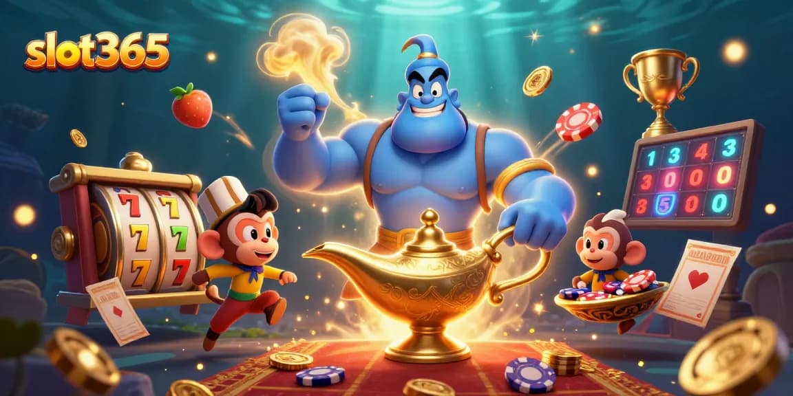 Experience thrilling gameplay at slot365 with vibrant characters and dynamic casino elements.