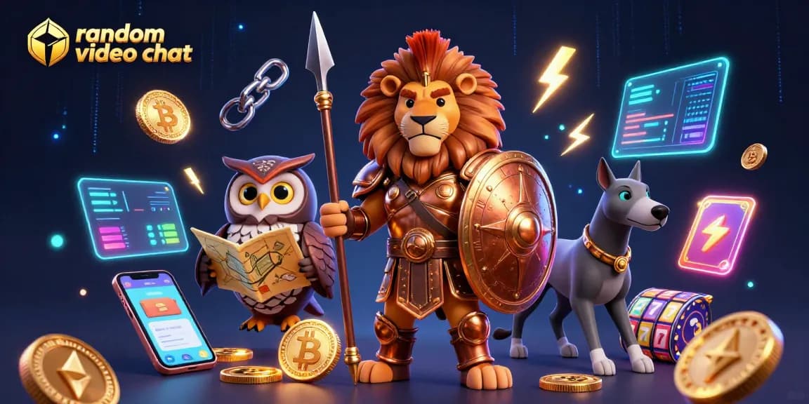Engage in an immersive random video chat featuring vibrant characters and dynamic gambling elements.