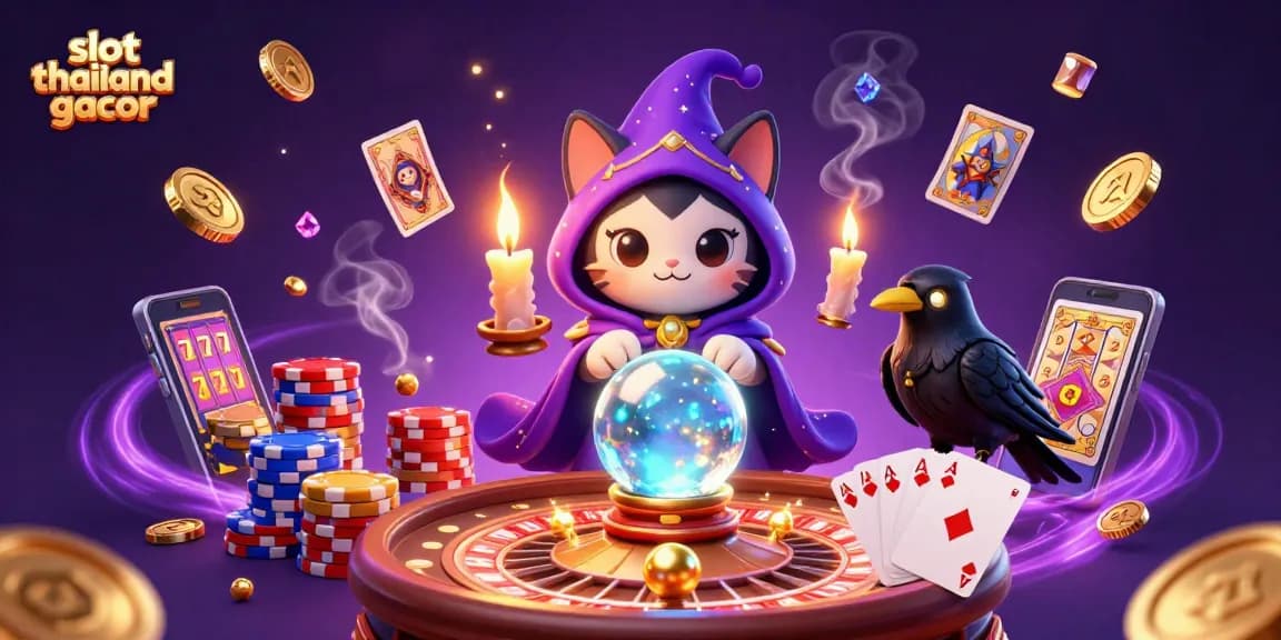Experience thrilling wins at slot thailand gacor with vibrant casino elements and winning symbols.
