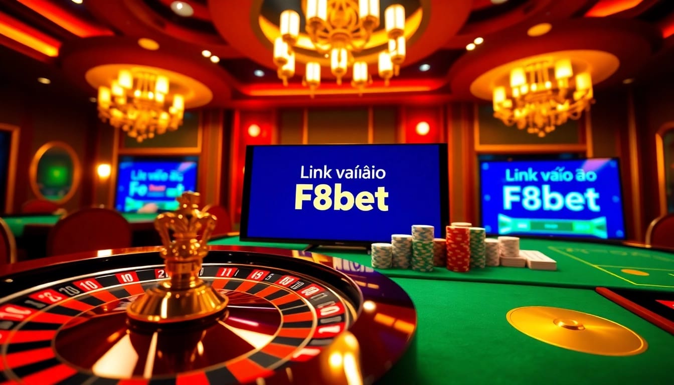 Engage in excitement at the casino with Link vào F8bet and vibrant gaming visuals.