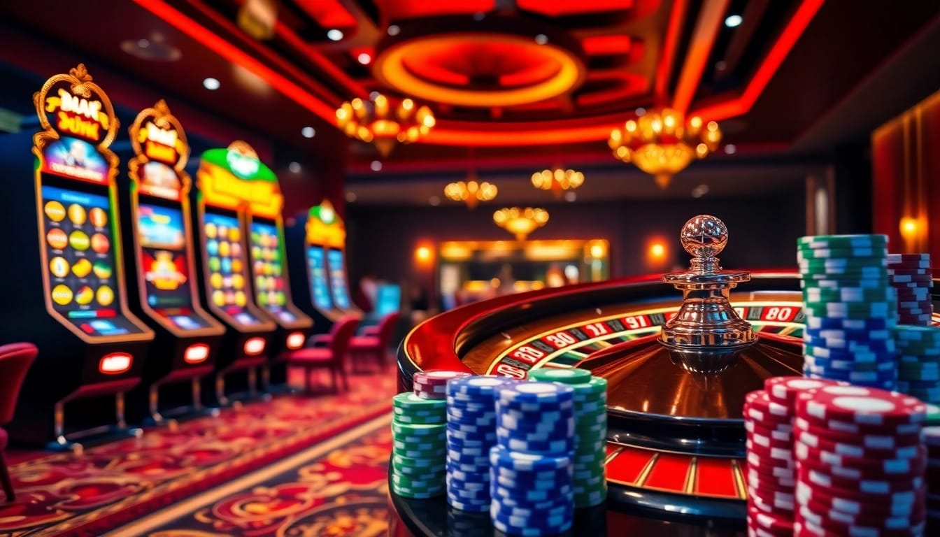 Moment de pari passionnant dans un casino en ligne France fiable avec des machines à sous luxueuses et de la roulette.