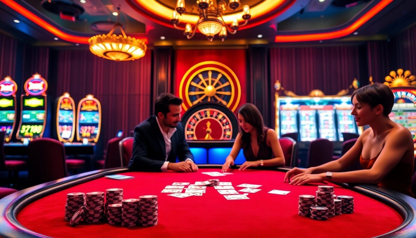 Découvrez l'excitation d'un casino en ligne France fiable avec un gameplay de poker captivant et des éléments de jeu vibrants.