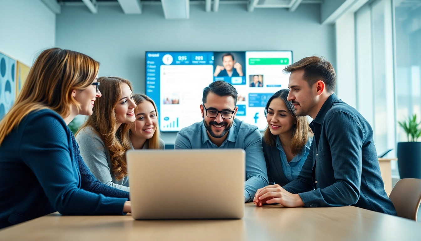 Edmonton social media marketing team collaborating to create impactful online strategies.