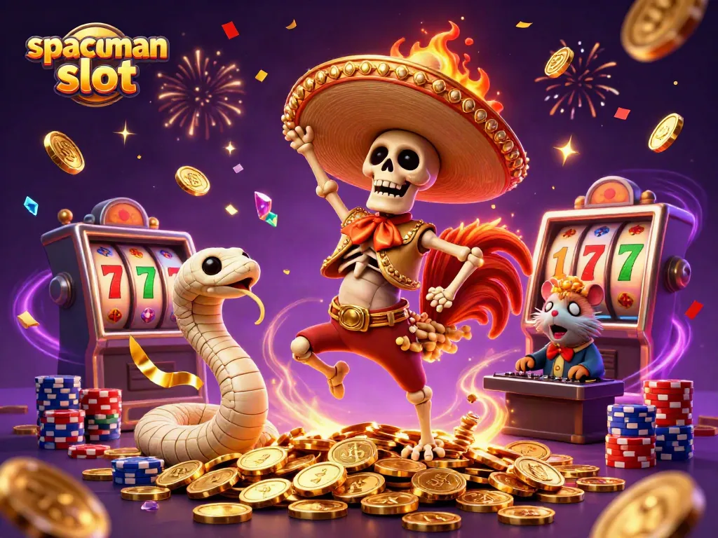 Experience the thrilling spaceman slot with lively characters and dynamic casino elements.