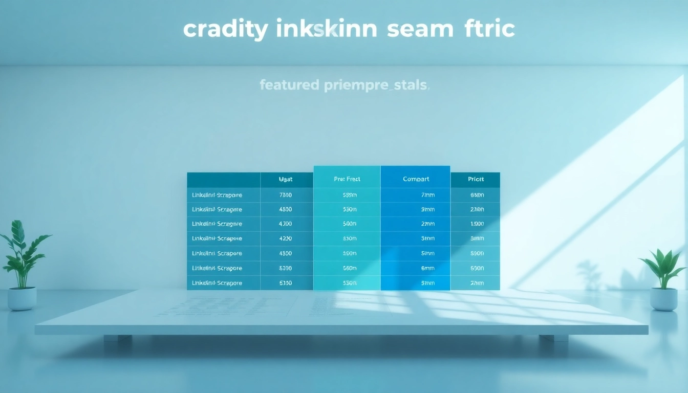 Compare linkedin scraper pricing with detailed infographic showcasing various plans and features.