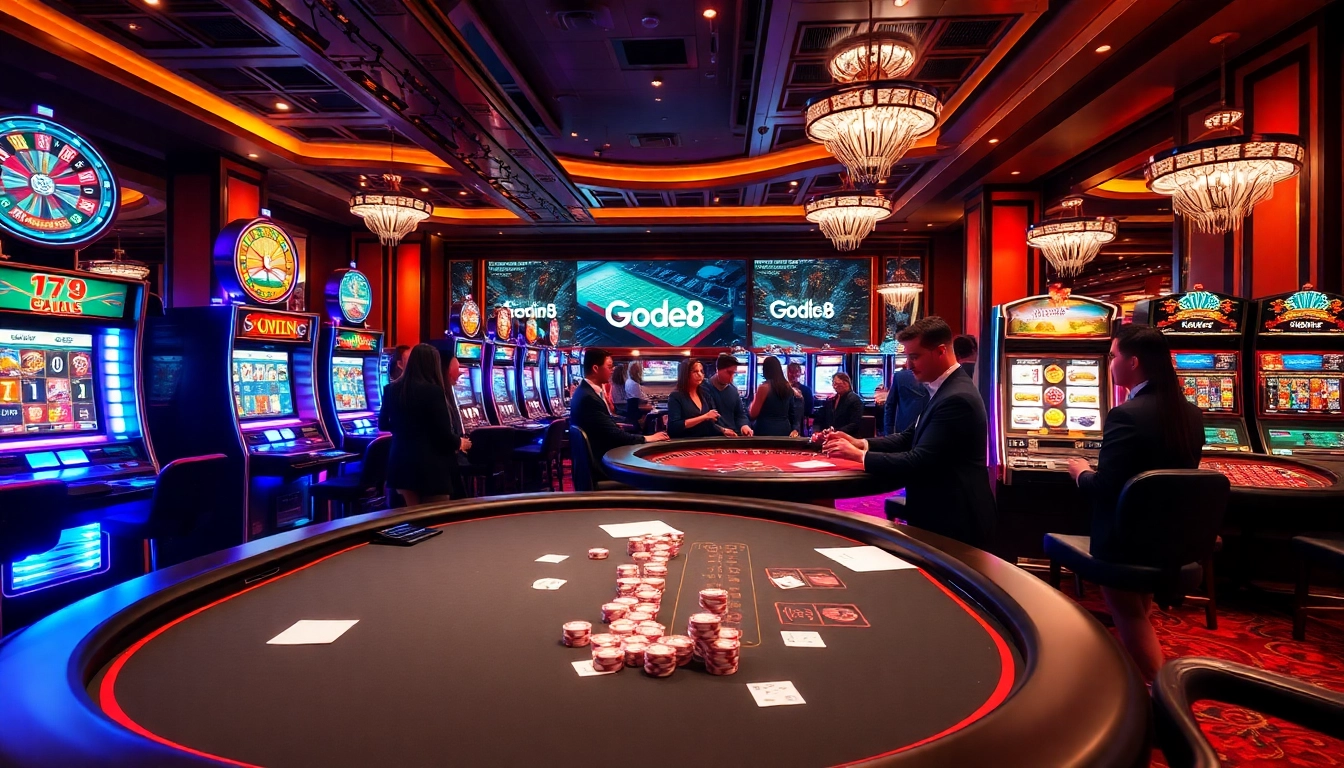 Engage with go8 đăng nhập for high-stakes poker and vibrant casino scenes filled with excitement.