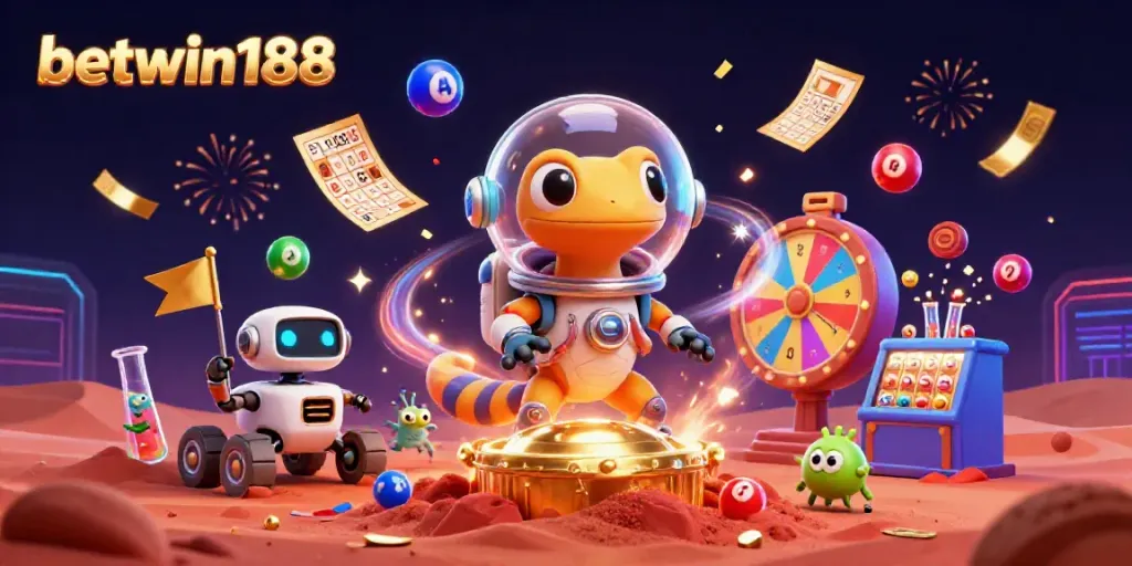Menang dengan betwin188 di kasino emas di Mars yang unik dan menawan.