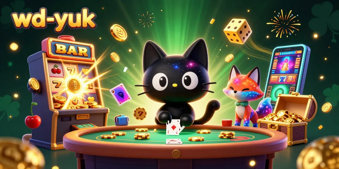 Experience the fun of wd-yuk's cosmic casino with captivating characters and thrilling game elements!