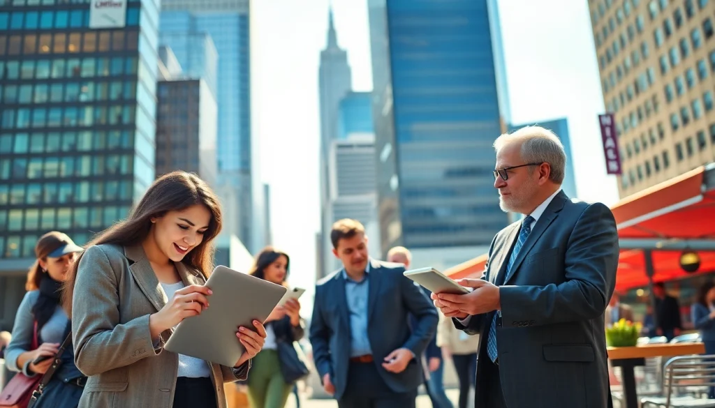 Find new york jobs through diverse professionals networking in busy urban NYC.