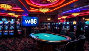 Experience the thrilling w88 link with vibrant casino elements and action-packed gaming.