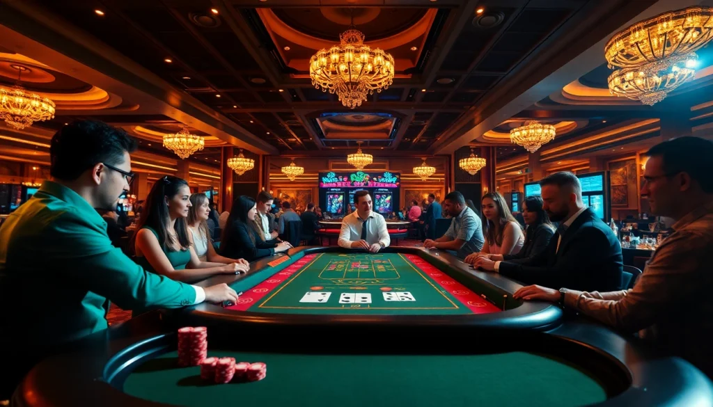 Experience the thrill of the best online casino Canada with an exciting game scene featuring professional players.