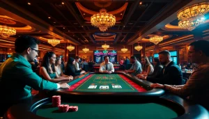 Experience the thrill of the best online casino Canada with an exciting game scene featuring professional players.