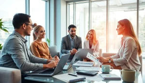 카드현금화 관련 상담 중인 전문가와 고객 모습