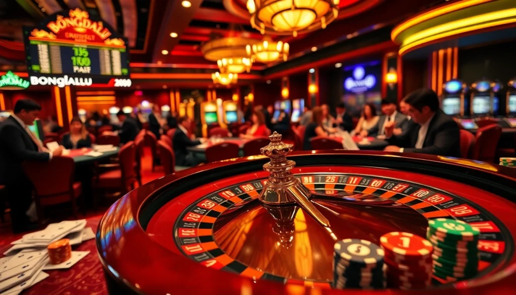 Bongdalu live betting interface showcasing thrilling casino action with players eagerly engaging.