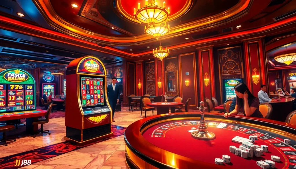 Experience the excitement of gambling with link vào j88 in a luxurious casino setting.