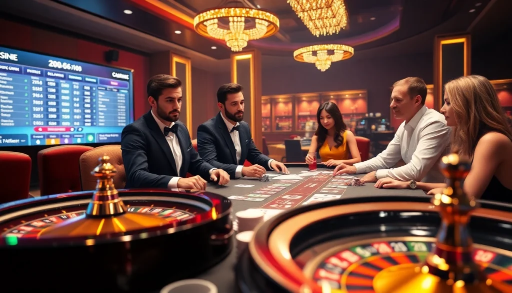 Experience the thrilling atmosphere of online gambling at https://okfun.uk.net/ with vibrant casino elements.