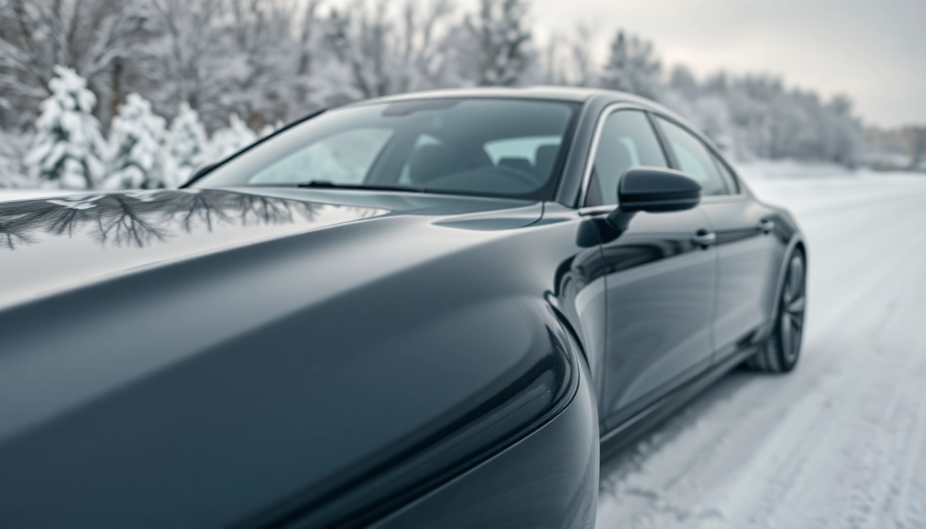 Protect your car with PPF winter road salt protection against harsh winter elements.